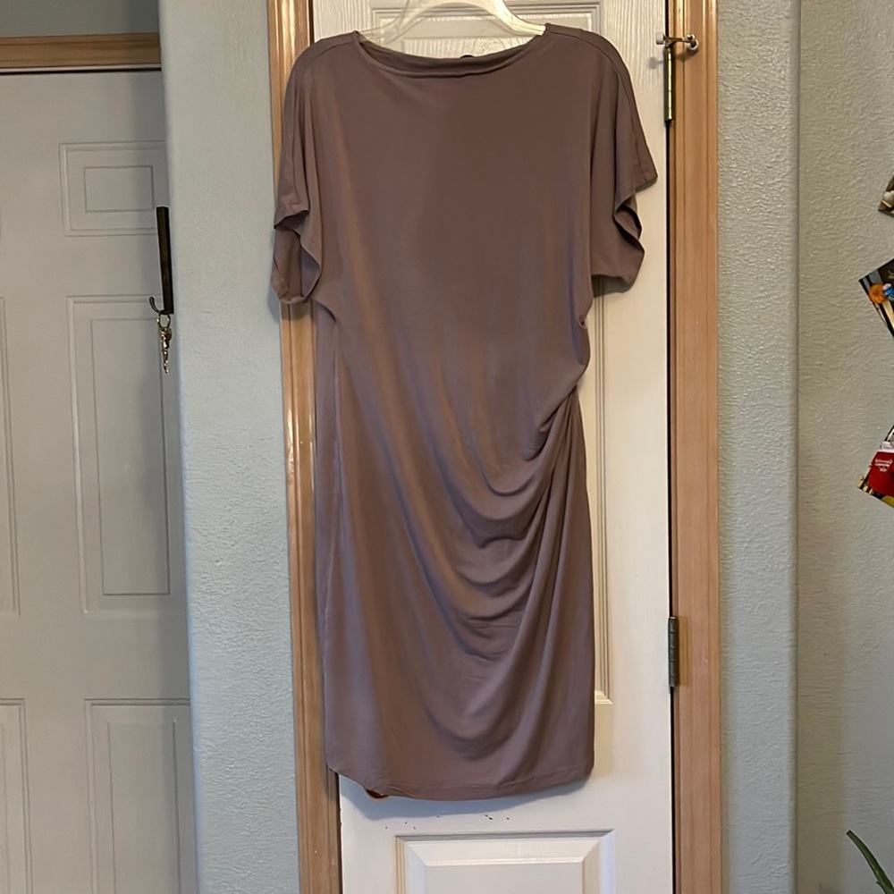 Dress size L. Ruched side